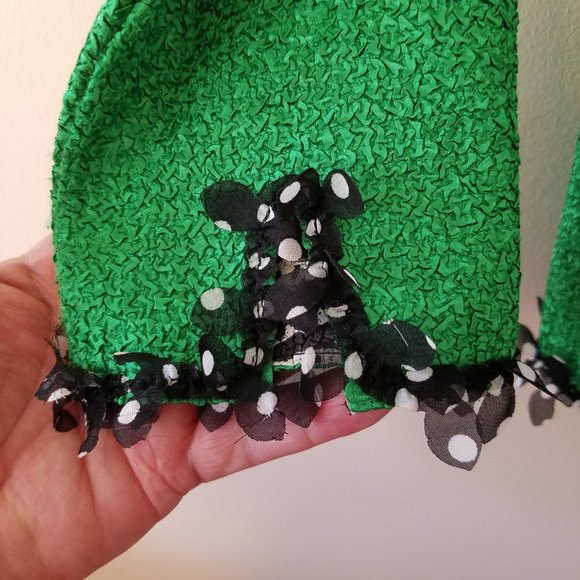 Berek Reversible Two Jackets in One Popcorn Fabric Zebra Print & Green Blazer - Picture 4 of 14